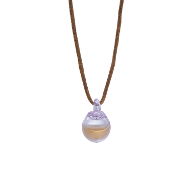 Petite Angel Pendant, light purple glass